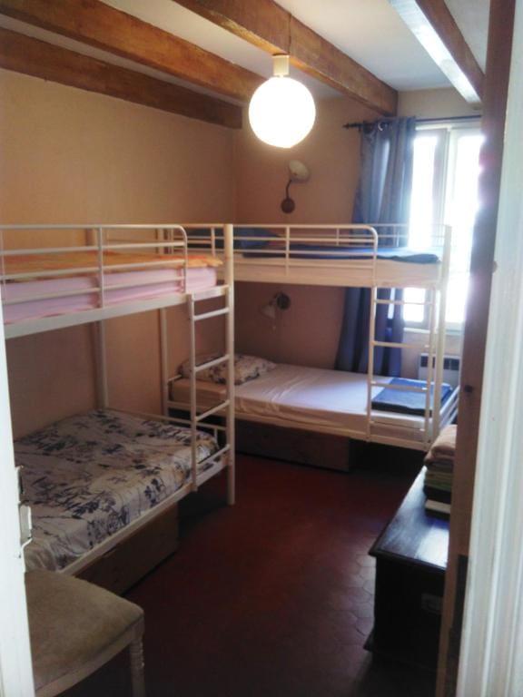 Interior of Crew Lighthouse: bedroom for yacht crew.
